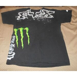 Vintage FOX Racing Fox 4 Monster Energy Ricky Carmichael 'Ride Hard' M Motocros